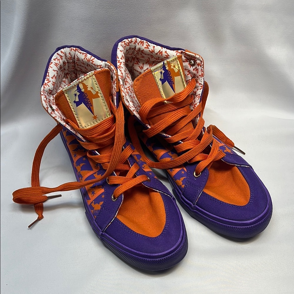 Stylish Orange and Purple Harry Potter Weasley’s Wizard Wheezes Sneakers